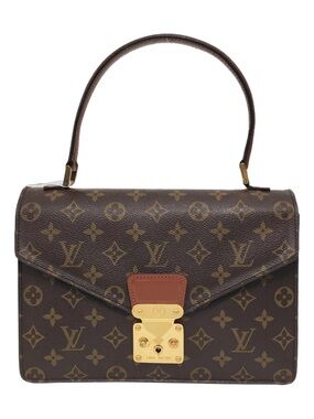 ♥️Louis Vuitton Concorde Brown Monogram Top Handle Shoulder Bag♥️